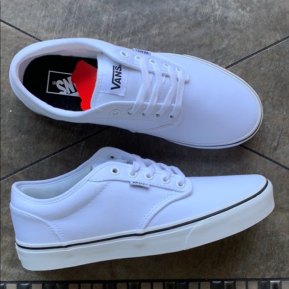 VANS ATWOOD BLACK FOXING WHITE/WHITE MEN’S - Picture 14 of 16